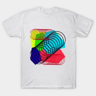 Modern rings abstract T-Shirt